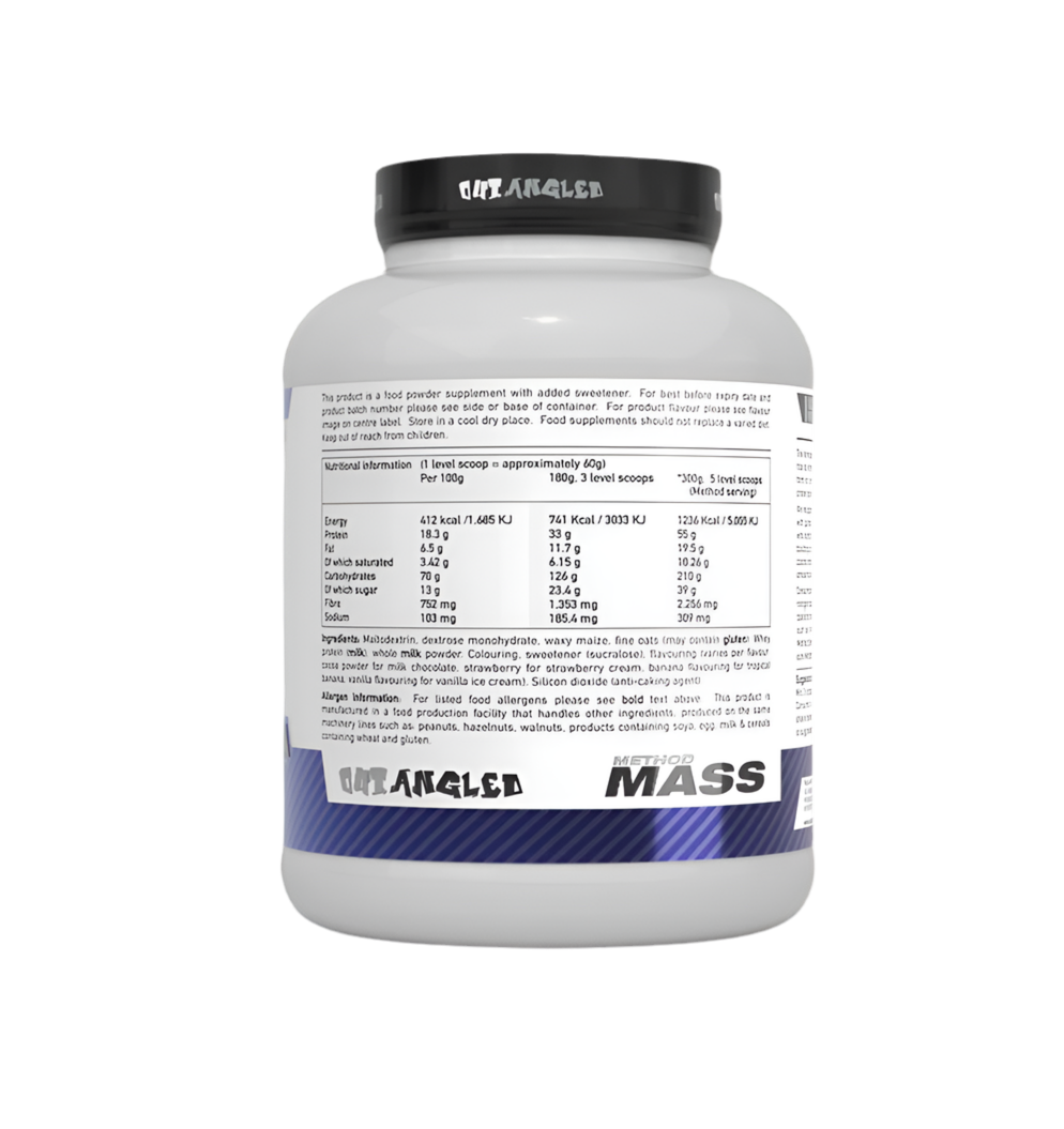 Ausgewinkelte Methode Masse 2kg