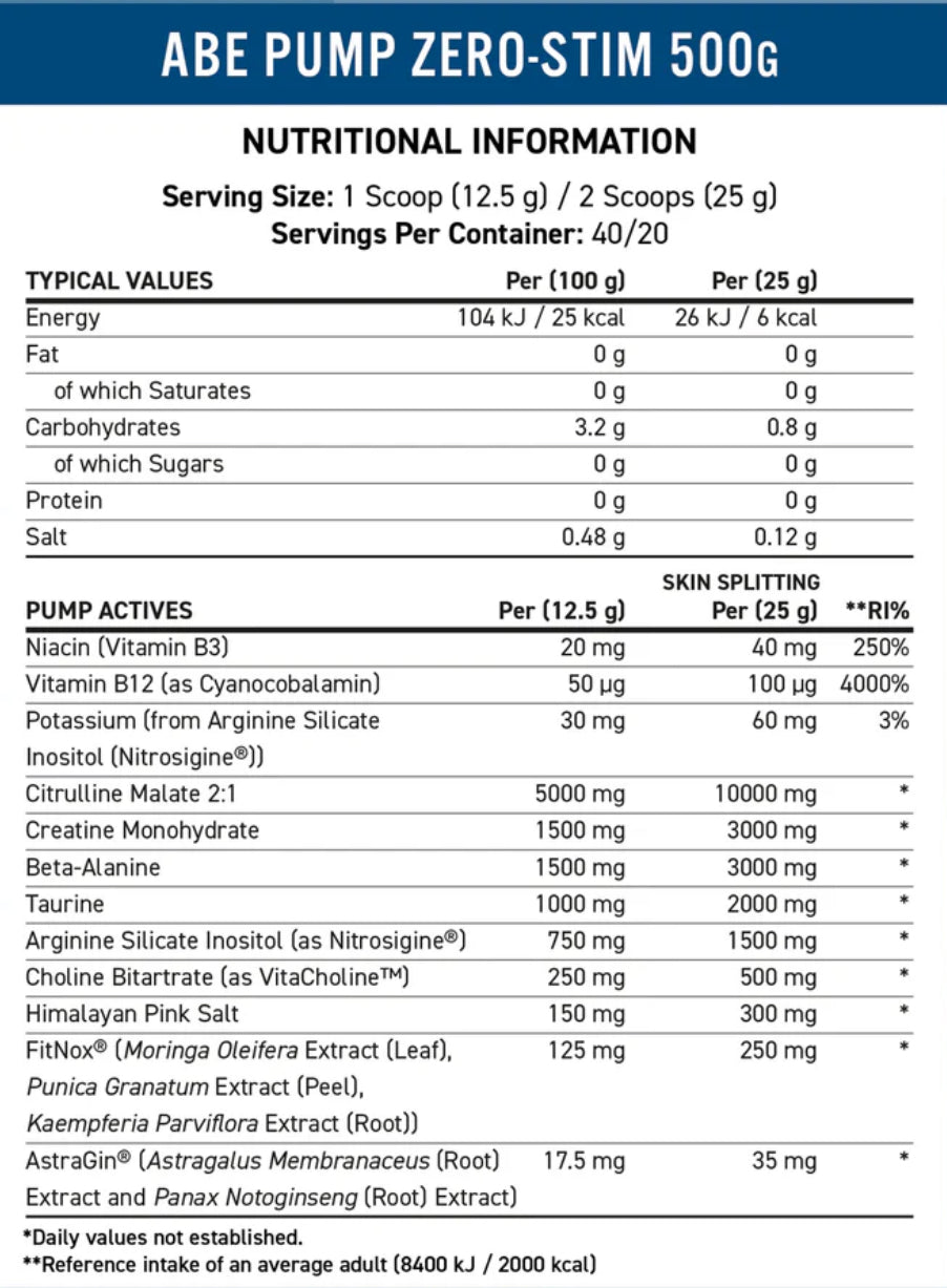 Applied Nutrition ABE Pump