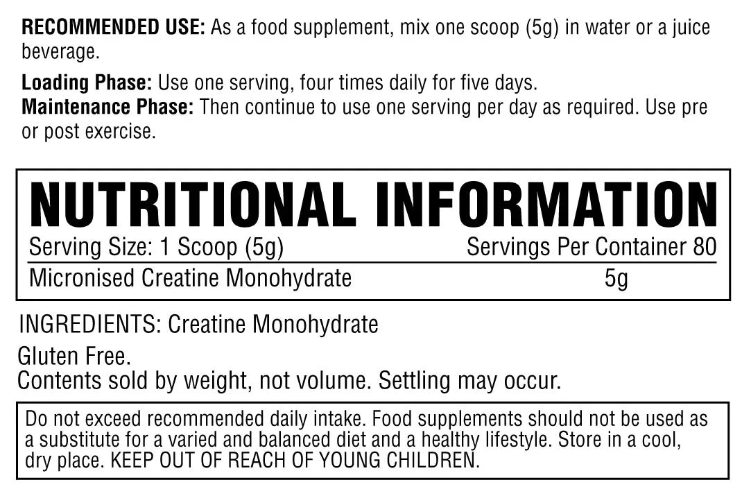 Per4m Micronised Creatine Unflavoured 80 Servings 400g