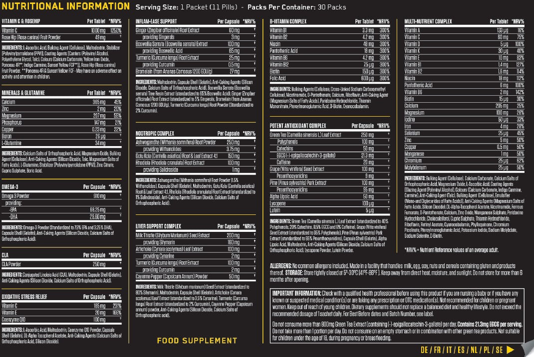 Applied Nutrition Black Stack