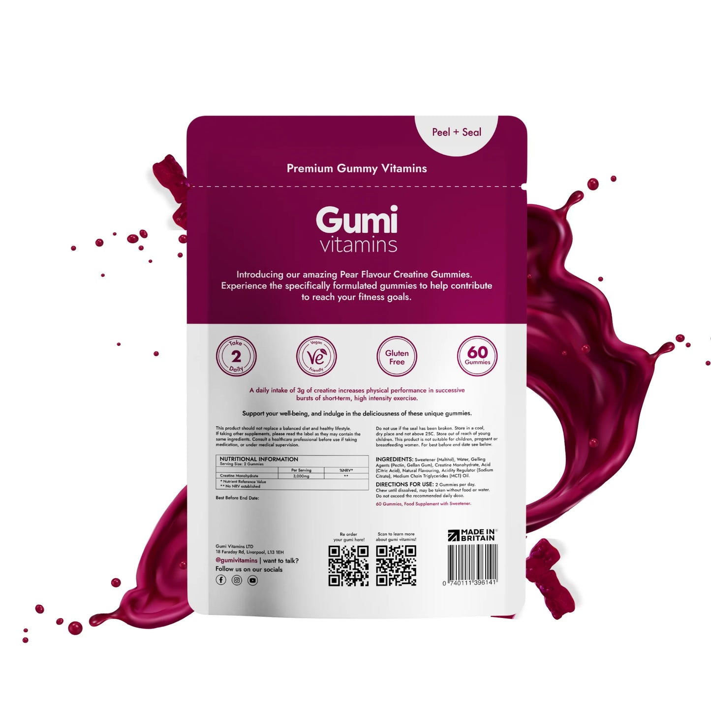 Gumi Vitamins Creatine Power Gummies